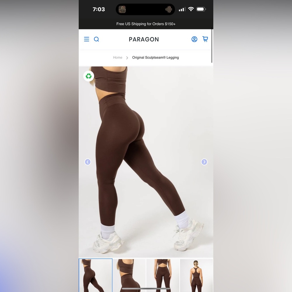 Paragon Fitwear reluna sculptseam leggings